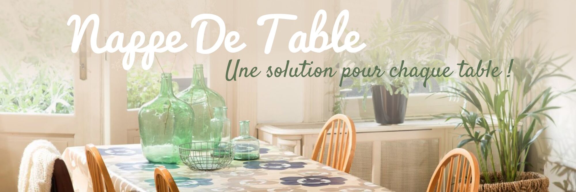 Nappe ronde en plastique souple transparent découpée sur mesure