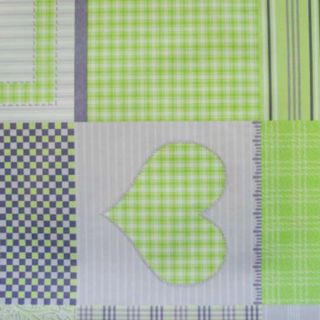 Tafelzeil-Mimosa-heart-green-rond