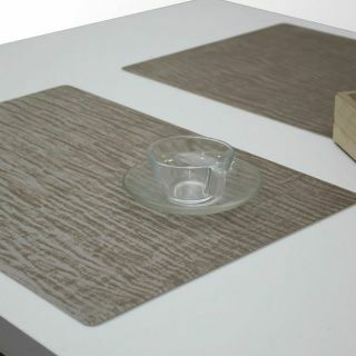 Polyline-placemat-forest-strepen-natuur-effen-bruin-taupe-hout