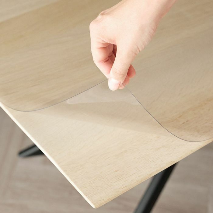 Protège-table en PVC / Nappe de protection transparente sur mesure