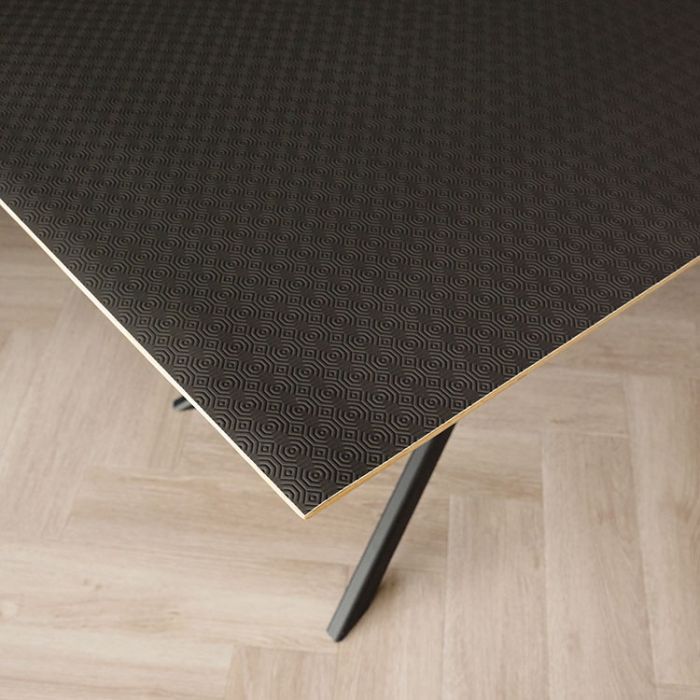 Protège table PVC gris 140 cm échantillon