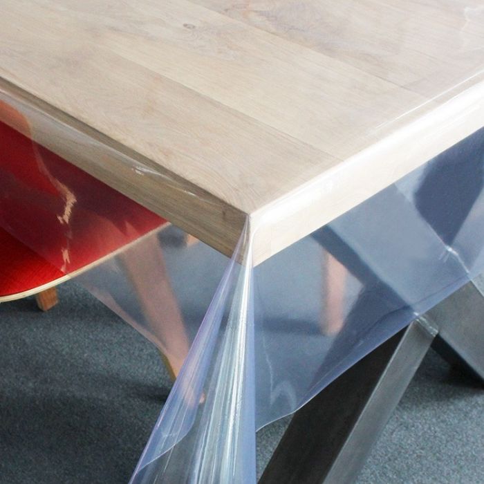 Toile cirée transparente en plastique 0,2 mm (taille large) NappeDeTable