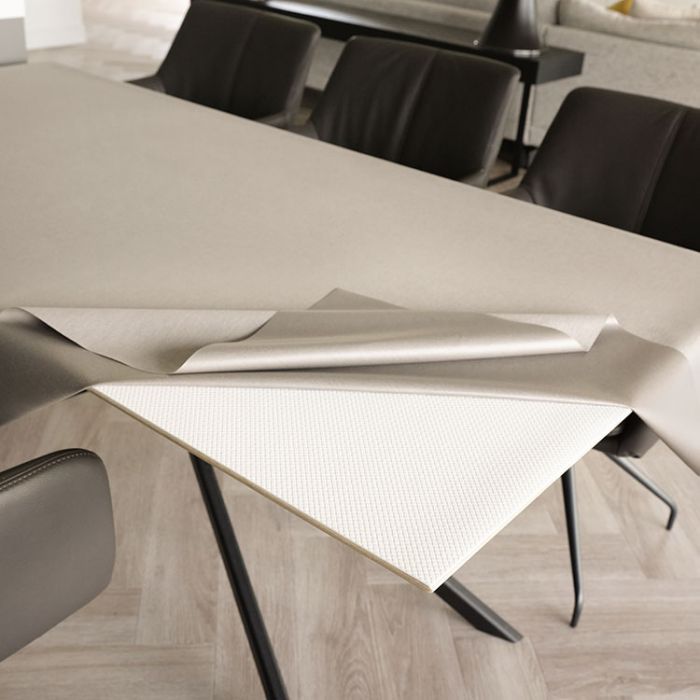 Tissu - protège table - sous nappes - Blanc cassé