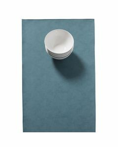 Monaco-raw-elegant-effen-tafelloper-blauw