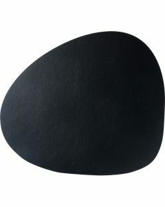 placemat-pebble-rond-skinnatur-strak-chique-speciaal-donker-zwart